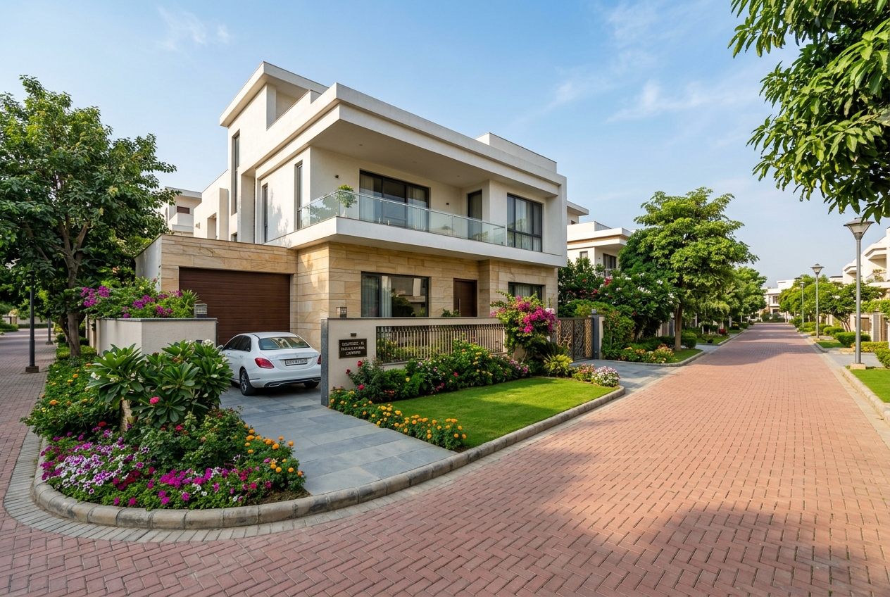 Minimalist 2-Storey Villa, Rae Bareli