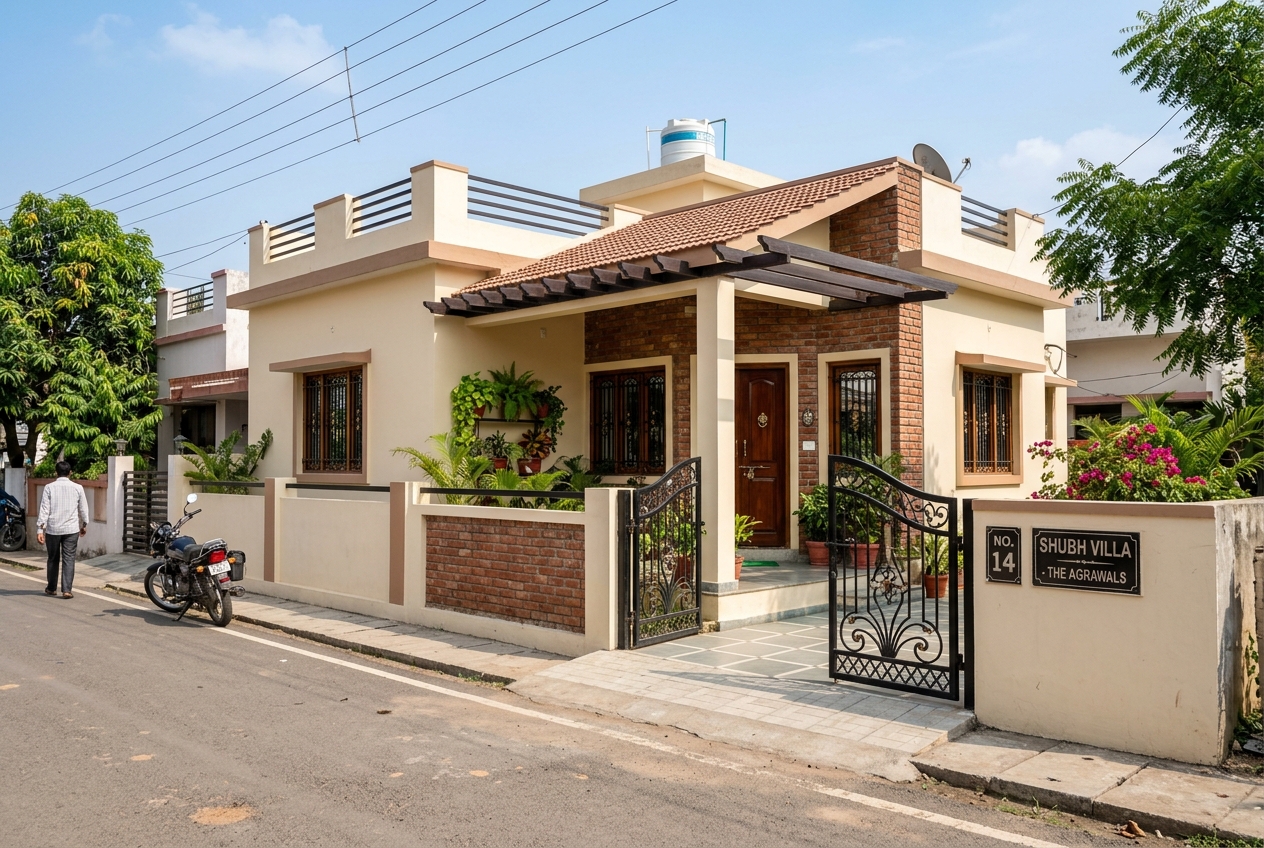 Double-Storey Residential House, Sitapur